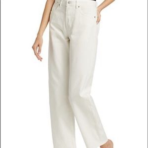 Brand new Dries Van Noten straight-leg white jeans